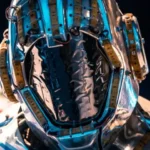 Robot looking directly into the camera.