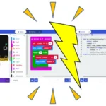 Screenshot of Microsoft’s MakeCode site for micro:bit.