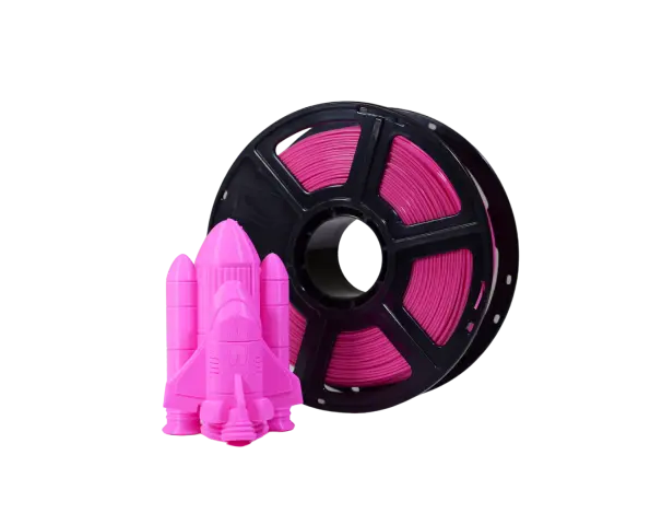 Makerbot filament, in pink 