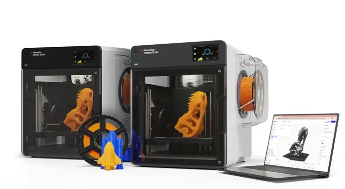 The contents of the MakerBot Sketch Sprint Bundle
