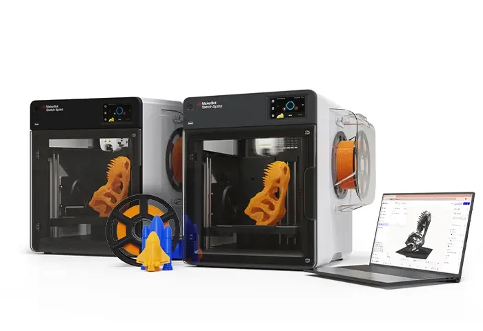 The contents of the MakerBot Sketch Sprint Bundle