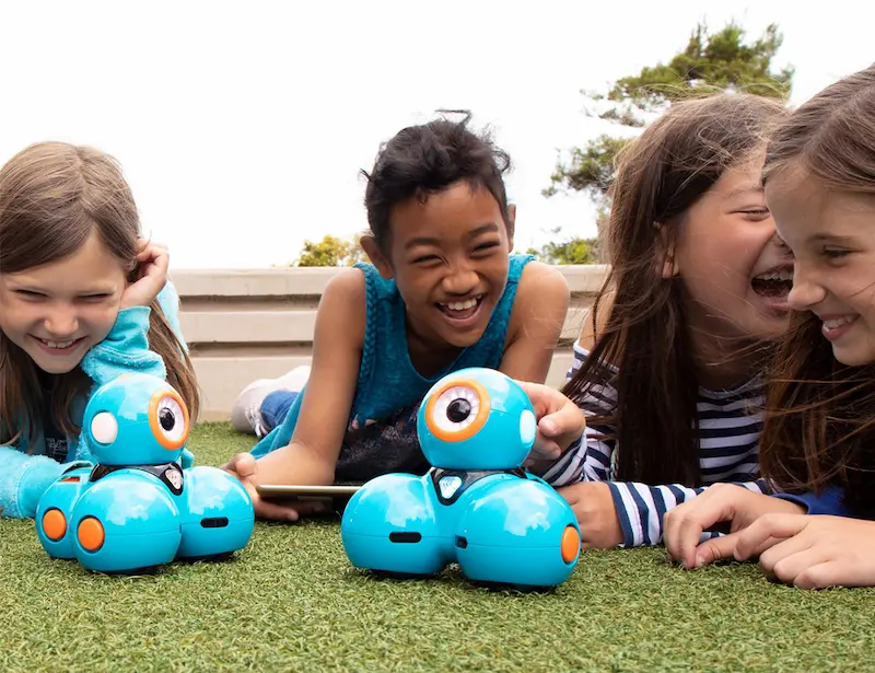 Dash, from Wonder Workshop, is a great example of a fun tool for a robotics summer camp idea
