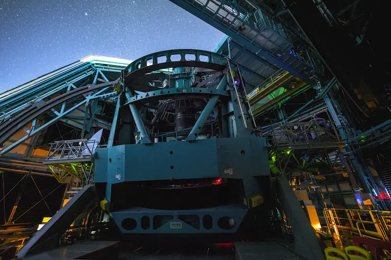 The Simonyi Survey Telescope, located at the Vera C. Rubin Observatory. 