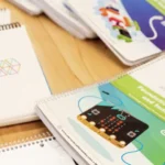 STEM Education Works micro:bit curriculum sitting on a table.