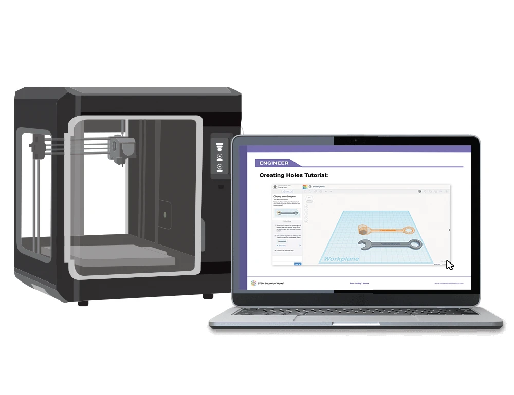 Discoveries in Design and Innovation Curriculum – 3D Printing Science Edition