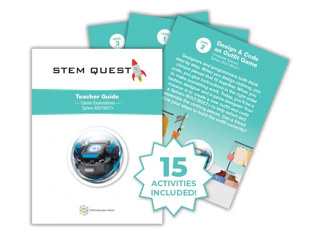 STEM Quest Activity Cards - Career Exploration with Sphero Bolt